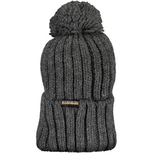 Napapijri Gray Acrylic Men Cap
