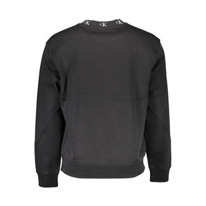 Suéter Calvin Klein de algodón negro para hombre