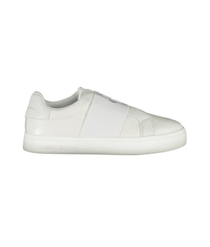 Calvin Klein White Leather Women Sneaker