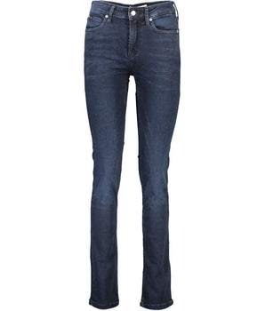 Calvin Klein Blue Cotton Women's Jeans