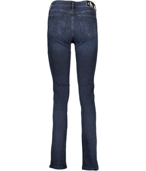 Calvin Klein Blue Cotton Women's Jeans