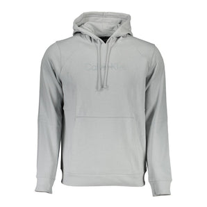 Suéter Calvin Klein de algodón gris para hombre