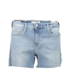 Calvin Klein Blue Cotton Women Shorts