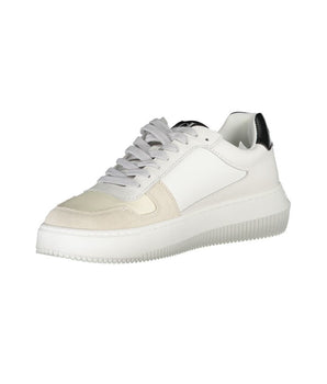 Calvin Klein White Polyester Sneakers