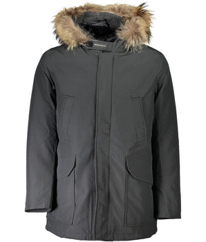 Woolrich Gray Cotton Men's Jacket