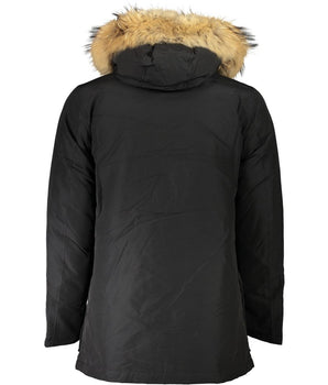 Woolrich Black Cotton Men Jacket