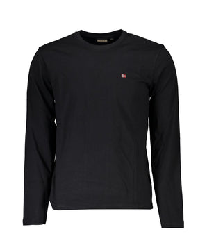 Napapijri Black Cotton T-Shirt