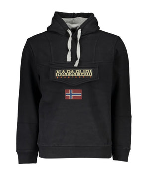 Napapijri Black Cotton Men Sweater