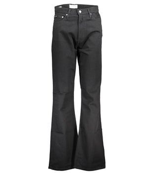 Calvin Klein Black Cotton Women's Jeans