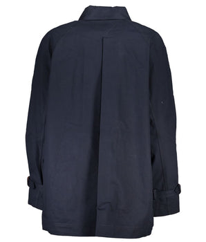 Tommy Hilfiger Blu Cotton Women Trench Coat