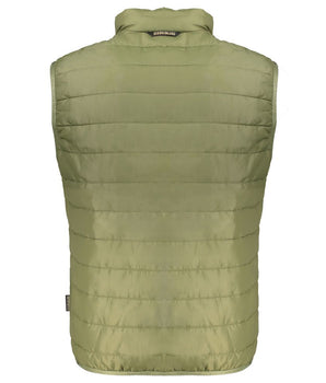 Napapijri Green Polyester Men's Sleeveless Jacket