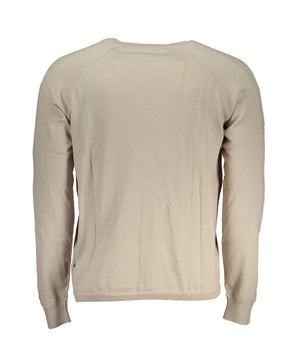 Napapijri Chic Beige Long Sleeve Crew Neck Sweater