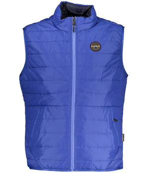 Napapijri Blue Polyester Men Jacket