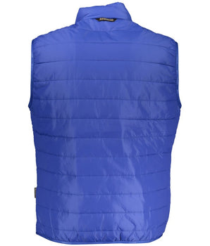 Napapijri Blue Polyester Men Jacket