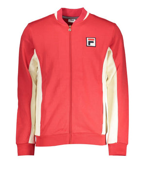 Fila Red Cotton Men Sweater
