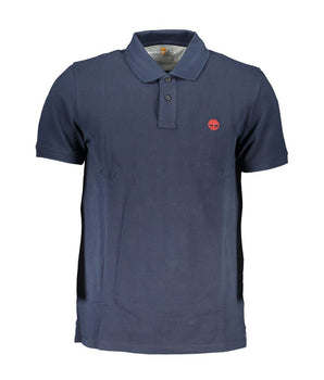 Timberland Blue Cotton Polo Shirt