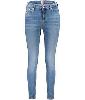 Tommy Hilfiger Blue Cotton Women Skinny Jean