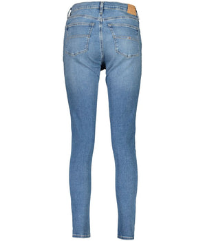 Tommy Hilfiger Blue Cotton Women Skinny Jean
