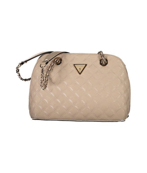 Guess Jeans Beige Polyethylene Handbag