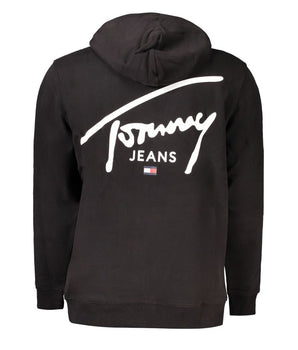 Tommy Hilfiger Black Cotton Men Sweater