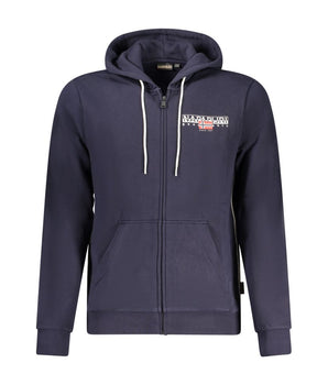 Napapijri Blue Cotton Men's Hoodie