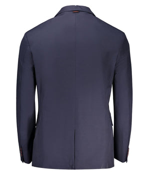 Guess Jeans Blue Cotton Men Jacket