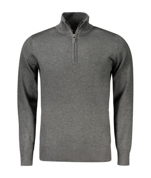 Coveri Moving Gray Viscose Men Sweater