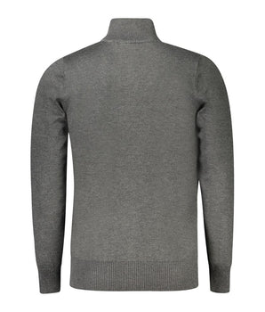 Coveri Moving Gray Viscose Men Sweater