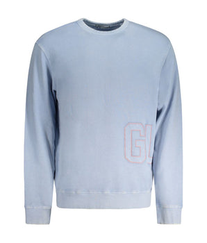 Guess Jeans Blue Cotton Men Sweater