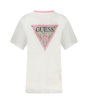 Guess Jeans White Cotton T-Shirt
