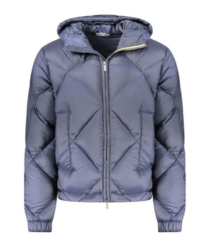K-WAY Blue Polyester Men Jacket