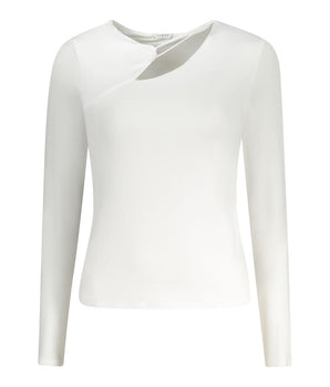 Guess Jeans White Polyester T-Shirt