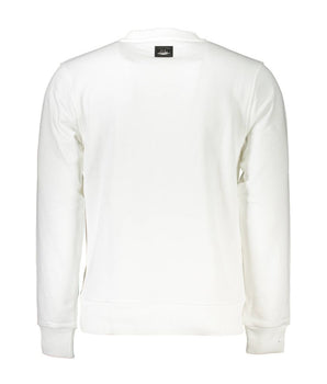 Cavalli Class White Cotton Men Sweater