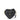 Gucci Black Leather Mini Heart Crossbody Bag