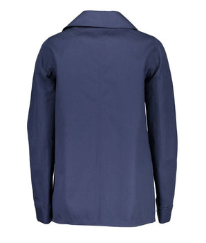 Chaqueta de mujer de algodón azul Gant