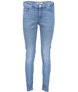 Tommy Hilfiger Blue Cotton Women Skinny Jean