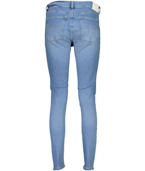 Tommy Hilfiger Blue Cotton Women Skinny Jean
