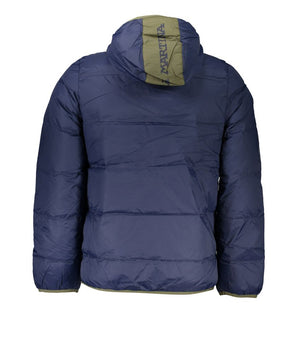 La Martina Blue Polyamide Men Jacket