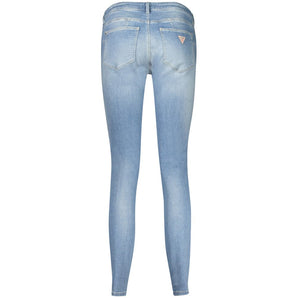 Guess Jeans Light Blue Recycled Cotton Women Jean