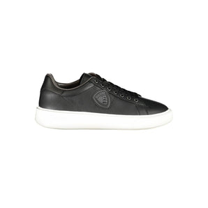 Zapatilla Blauer de piel negra para hombre