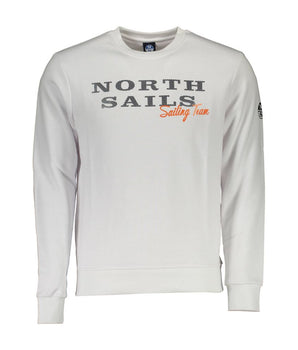 North Sails White Cotton Men Sweater