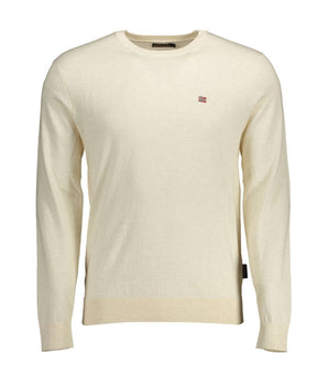 Napapijri Beige Cotton Men Sweater