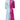 Dolce & Gabbana Pink Blue Silk 3/4 Sleeves A-line Dress