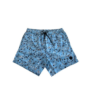 Trussardi Beachwear Light Blue Polyester Men Swim Short