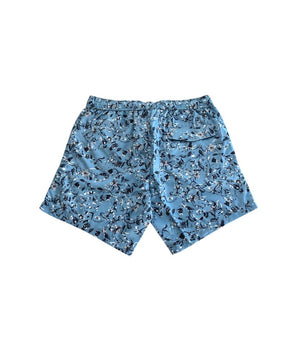 Trussardi Beachwear Light Blue Polyester Men Swim Short