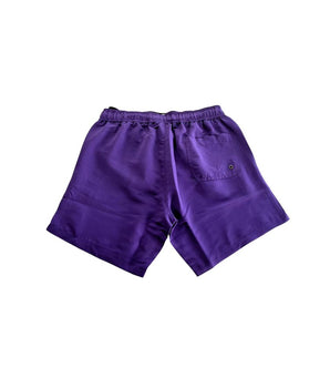 Trussardi Beachwear Purple Polyester Men's Swim Shorts