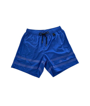 Iceberg Blue Polyester Men's Swim Shorts