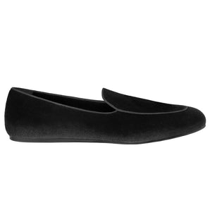 Charles Philip Black Velvet Unisex Loafer