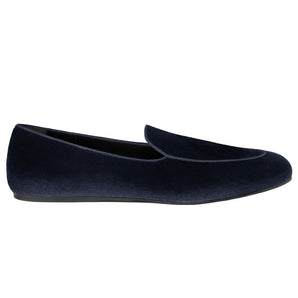 Charles Philip Blue Velvet Loafer