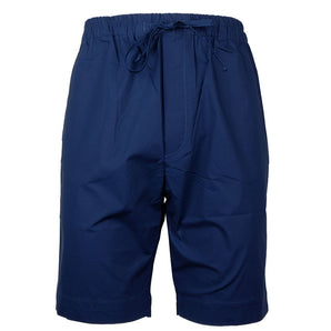Pantalón corto de algodón azul Alpha Studio
